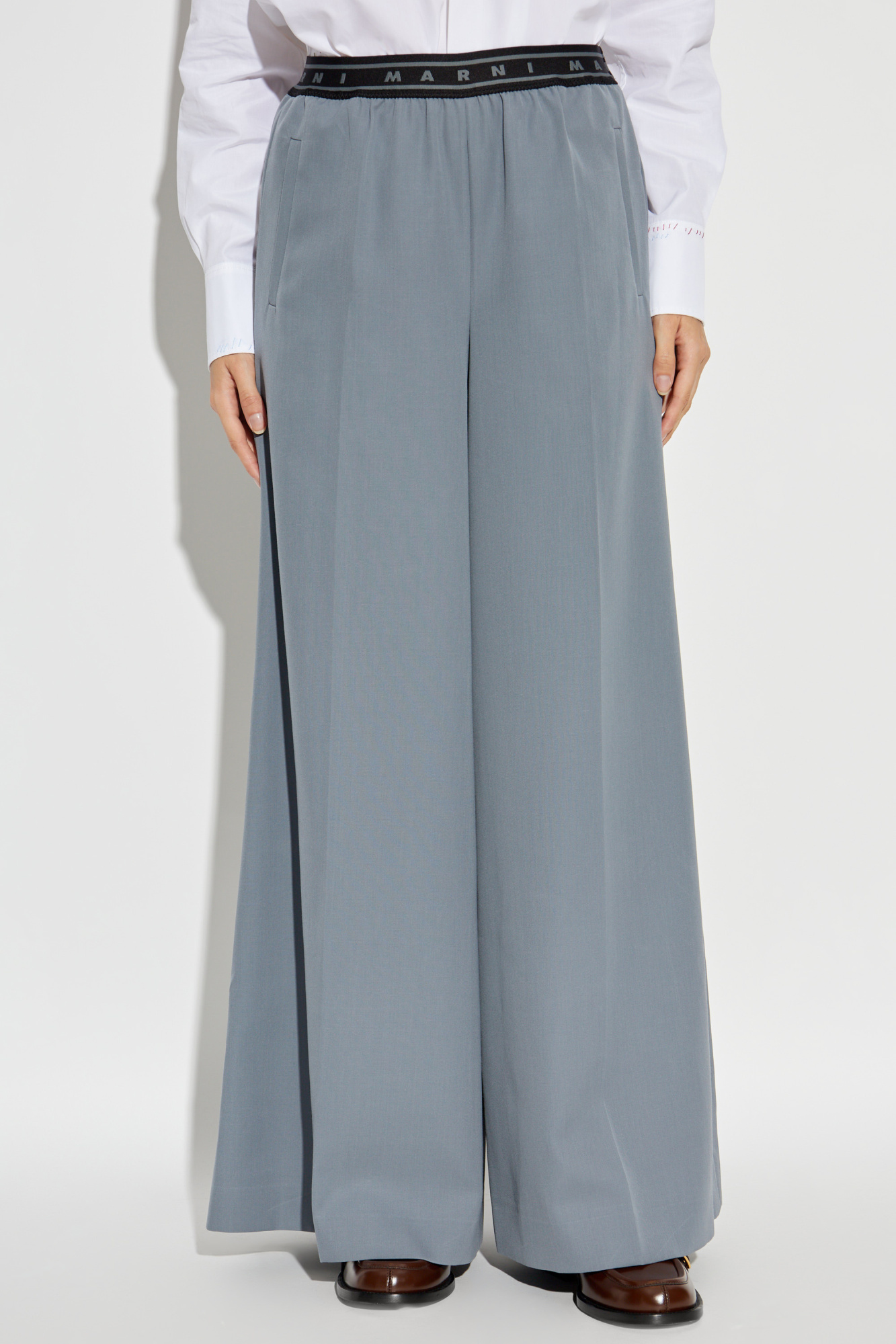 パンツ MARNI Grey trousers Grey Wool trousers Marni - Vitkac France